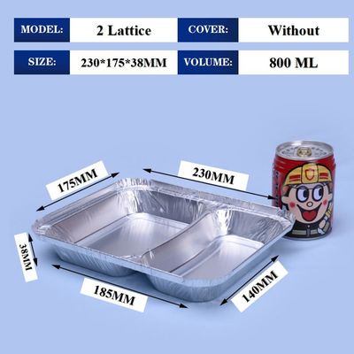 800ML Aluminum Foil Lunch Box