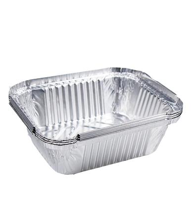 Customized Food Packaging Disposable Aluminium Foil Food Container 900ml