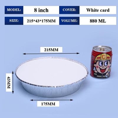 8 Inch Foil Lunch Box Container