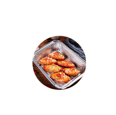 Heat Resistant Eco-Friendly Hygienic Aluminium Foil Lunch Box for Food Packaging