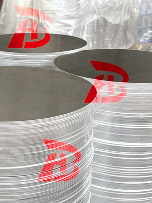 customized 5mm Aluminium Discs Round Circles Blank 1000 Series For Lampshade 1600mm