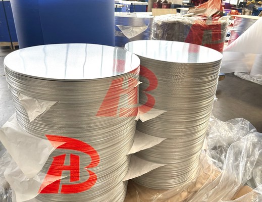 Customized 6mm Alloy 3003 Circular Aluminum Plate H14 Temper For Non Slip Cookware