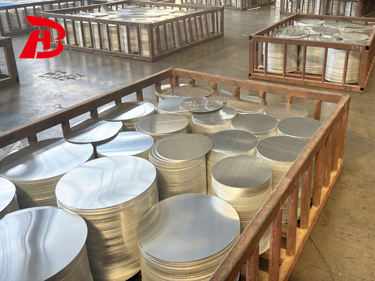 Deep Drawing Aluminum Circle Disc Hot Rolling Process For Cookware