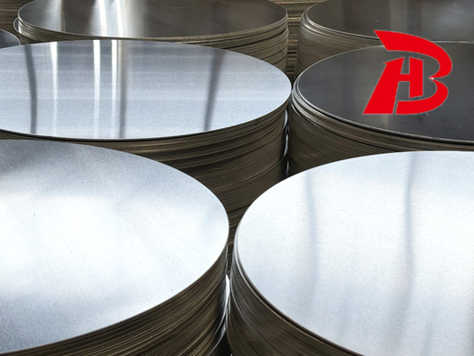 Production Process Fine Aluminum Circle Surface Smooth Mirror Tensile Performance Strong For Non Stick Cookware