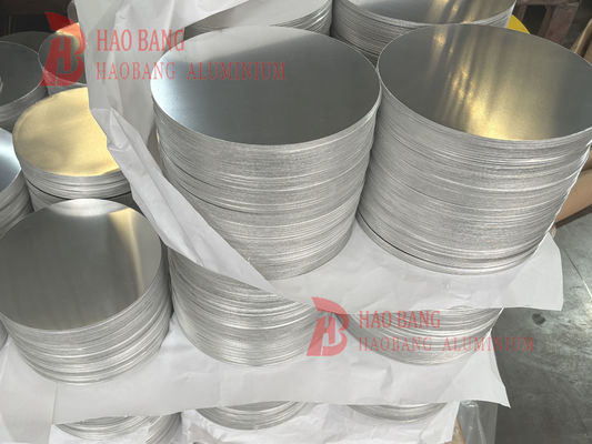 CC DC Raw Material Aluminum Circle 1050 1060 3003 Alloy O H18 Temper Custom Size Deep Drawing Disc