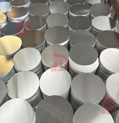Smooth Surface High Flatness Aluminum Disc 1050 1060 3003 Alloy, 0.3–6mm Thick, Custom Size Aluminum Blank for Lamp Cover & Pots