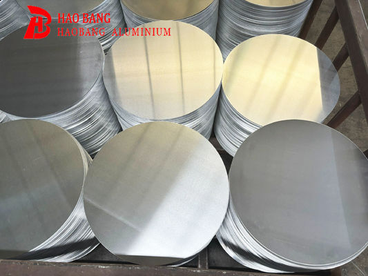 Aluminum round sheet for cooking utensils, diameter 80 - 1100mm, thickness 0.5 - 6mm. Available in factory stock.