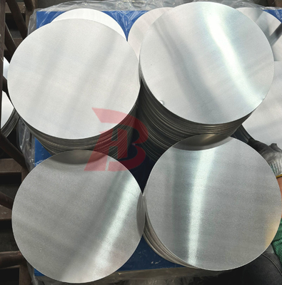 5052 5754 5083 Anodized Aluminum Circle Prices With Smooth Surface And Silver Finish