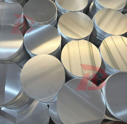 Custom Size Aluminum Circle 0.3-6mm Thickness 100-1000mm Diameter CC DC Material 1050 1060 3003 Alloy Crack Resistant Deep Drawing for Cookware and Lamp Cover Stamping