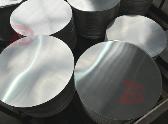 5052 5754 5083 Anodized Aluminum Circle Prices With Smooth Surface And Silver Finish