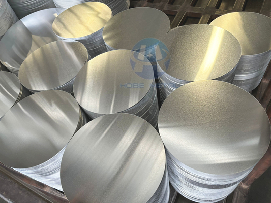 5052 5754 5083 Anodized Aluminum Circle Prices With Smooth Surface And Silver Finish
