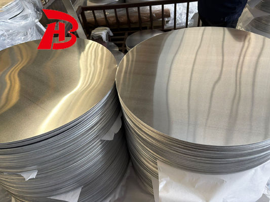1050 1060 3003 Aluminum Circle CC DC Material O Soft H12 H18 Temper 0.3‑6mm Thickness 100‑1000mm Diameter Deep Drawing Aluminum Disc for Cookware Pots Pans Lamp Covers Stamping