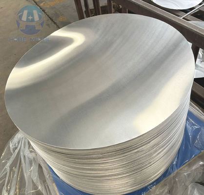 Custom Size Aluminum Circle 0.3-6mm Thickness 100-1000mm Diameter CC DC Material 1050 1060 3003 Alloy Crack Resistant Deep Drawing for Cookware and Lamp Cover Stamping