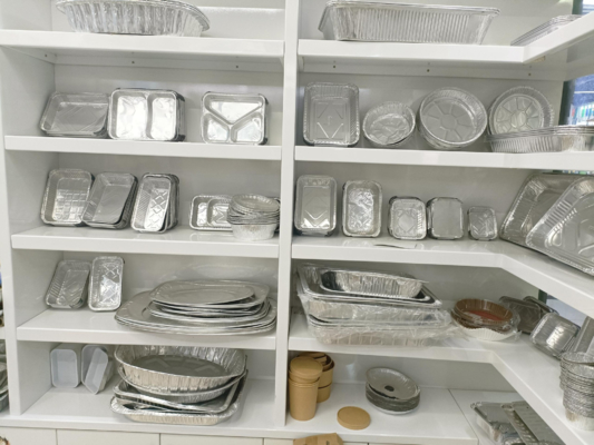 Cold Rolled Aluminum Foil Food Containers 500mm Diameter