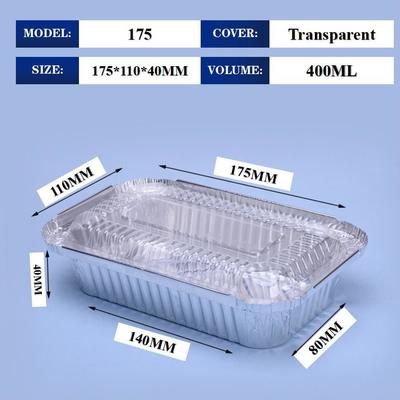Smooth-Edge Heat-Conductive Aluminum Foil Containers – 150-700ml Capacity for Baking and Food Storage