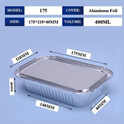 Smooth-Edge Heat-Conductive Aluminum Foil Containers – 150-700ml Capacity for Baking and Food Storage