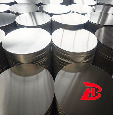 0.3-6mm Thickness 100-1000mm Diameter Deep Drawing Aluminum Circle Disc for Cookware and Industrial Stamping