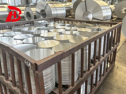 Smooth Surface High Flatness Aluminum Disc 1050 1060 3003 Alloy, 0.3–6mm Thick, Custom Size Aluminum Blank for Lamp Cover & Pots