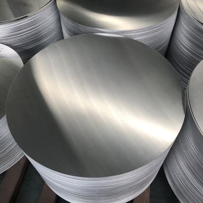 Lightweight Silvery Aluminum Circles and Discs 0.3-6.0mm Thickness for Reflective Projects