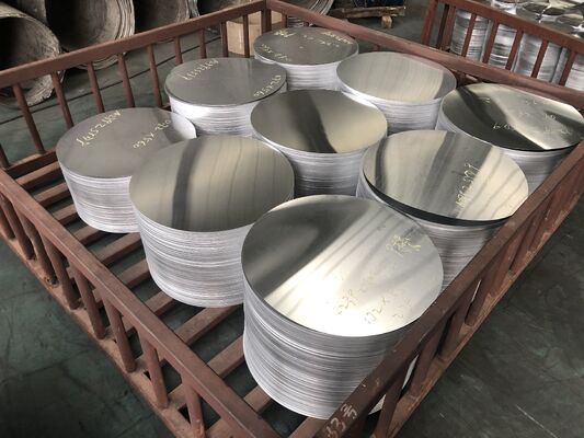SILVER 1050 ALUMINUM CIRCLE 80-1600MM DIA 0.3-6.0MM THICKNESS FOR LIGHTING REFLECTORS