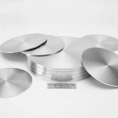 Custom Size 100-1000mm Diameter Aluminum Circle Disc Crack Resistant Deep Drawing 1050 1060 3003 Alloy for Cookware and Lamp Cover Stamping