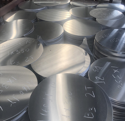 Deep Spining Holloware Aluminium Circle Plate , Alloy O 3003 Aluminum Disc