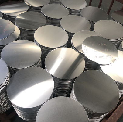 Smooth Silvery Aluminum Circles and Discs 80-1600MM Diameter for Industrial Decor