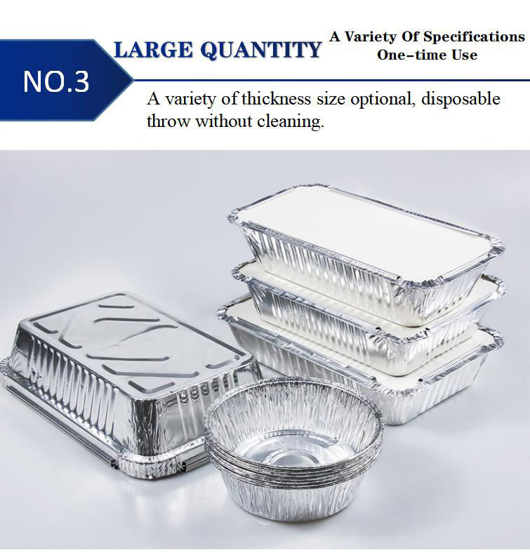 Suitable for food-grade aluminum lunch boxes in the catering industry, customized service, with over ten years of professional factory support
