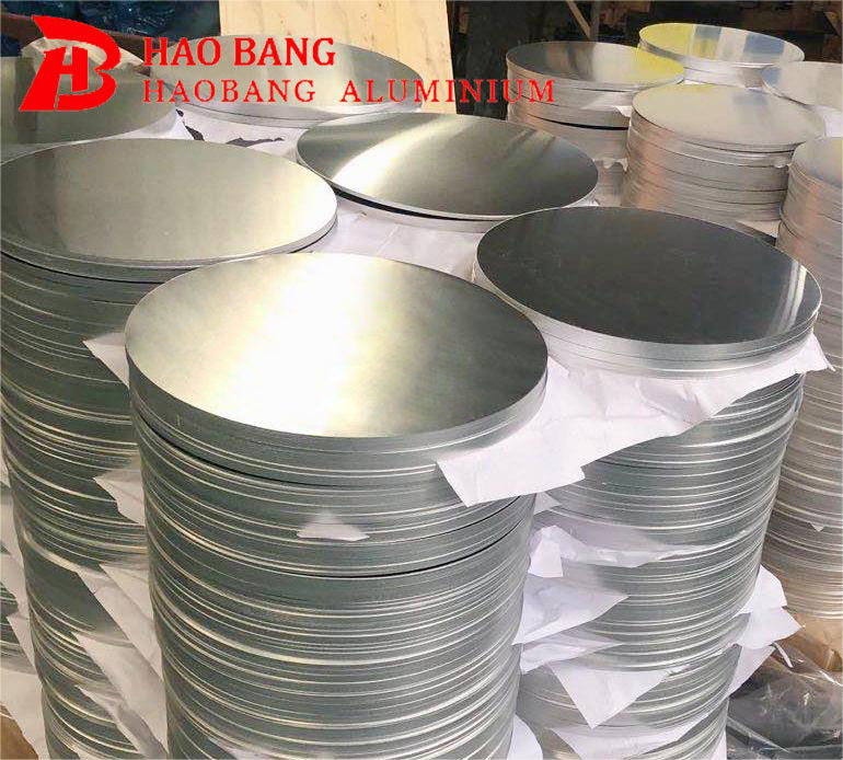 Smooth Surface High Flatness Aluminum Disc 1050 1060 3003 Alloy, 0.3–6mm Thick, Custom Size Aluminum Blank for Lamp Cover & Pots