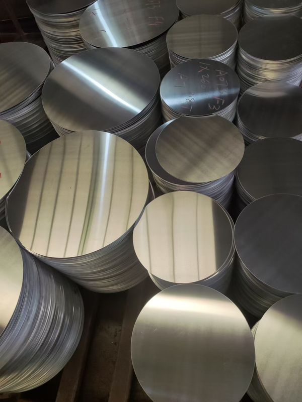 High-Shine Silvery Aluminum Circles 1050/1080 80-1600MM for Household Fixtures