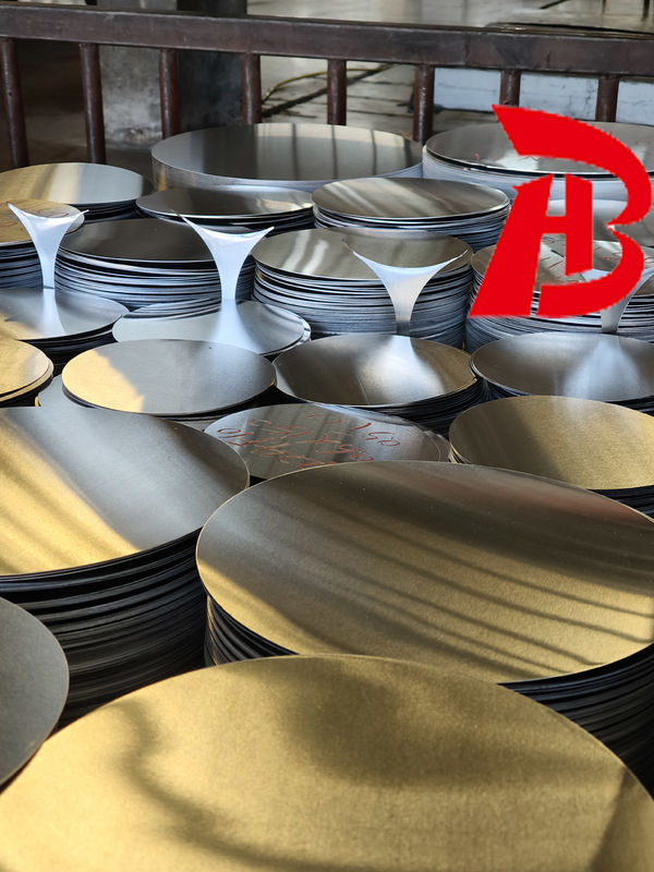 1050 1060 Aluminum Circle CC DC Material O H12 Temper Deep Drawing Crack Resistant Disc for Cookware Pots and Pans
