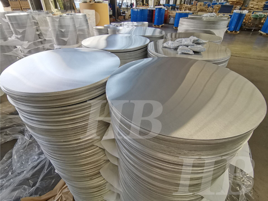 Cold Rolled CC 1000 Series Aluminum Circle Sheet Temper HO High Thermal Conductivity