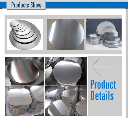 Cooking Pot 1100 Aluminum Circle Blanks Polishing Mill Finish 3mm Thickness