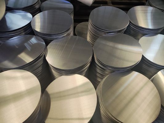 Gleaming Silvery Aluminum Circles and Discs 0.3-6.0mm Thickness GB/T3880.1-2006 Standard for Household Renovation