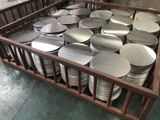 CC DC Raw Material Aluminum Circle 1050 1060 3003 Alloy O H18 Temper Custom Size Deep Drawing Disc